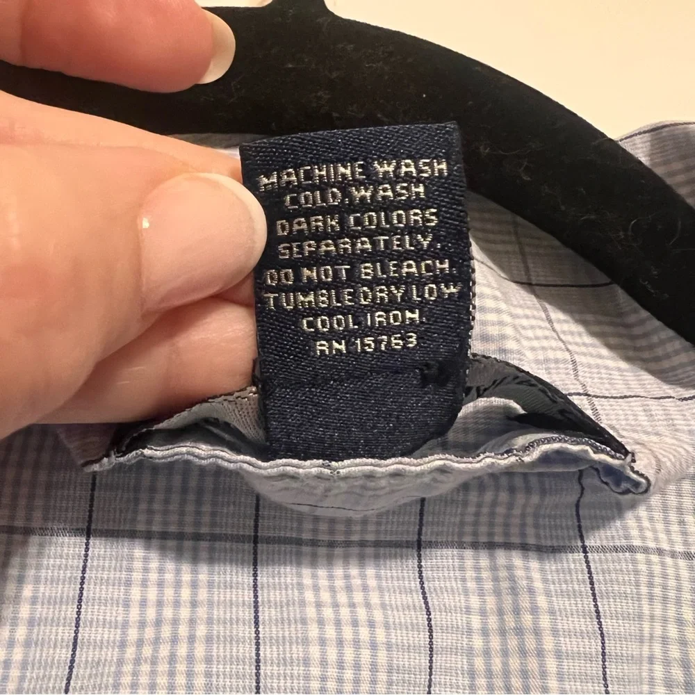 Polo Ralph Lauren Light Blue Checkered Sleep Shirt